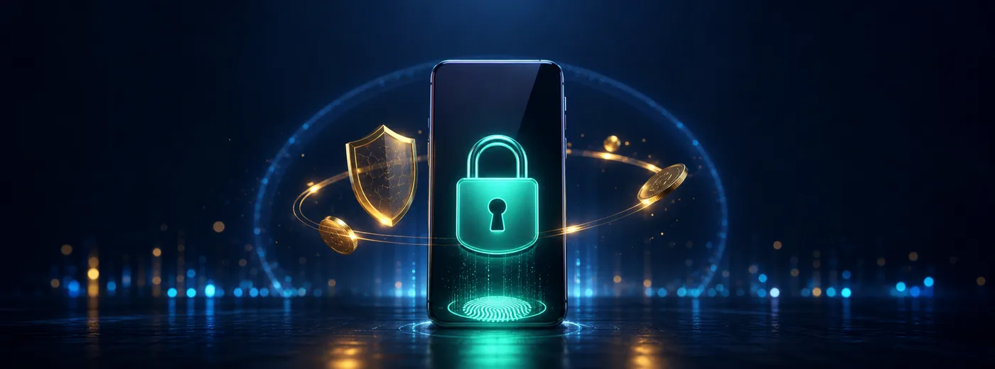 Celular con candado de seguridad y huella dactilar